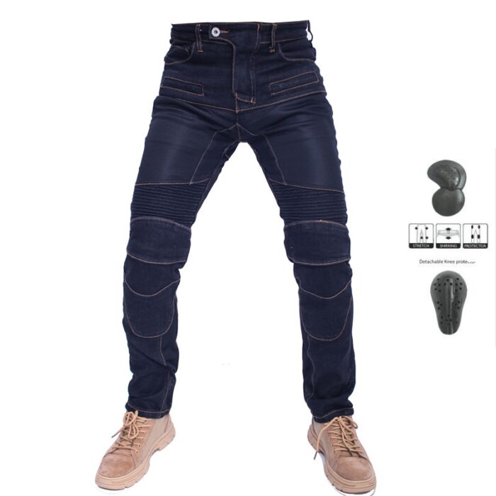 Texwood men's casual and sports wear store, summer beach clothes, men's leather fashion, jewelry, sunglasses Kominie Collection Classic Denim UGB06 PK718 PK719 4X Zip Motorcycle Pants Pantalones Motocicleta Hombre Featherbed Jeans Gears