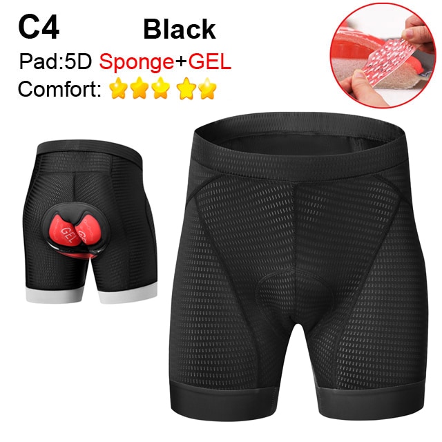 Texwood men's casual and sports wear store, summer beach clothes, men's leather fashion, jewelry, sunglasses Cycling Shorts Breathable Mesh Cycling Underwear 5D Gel Pad Shockproof MTB Bike Shorts Bicycle Underwear Man Shorts