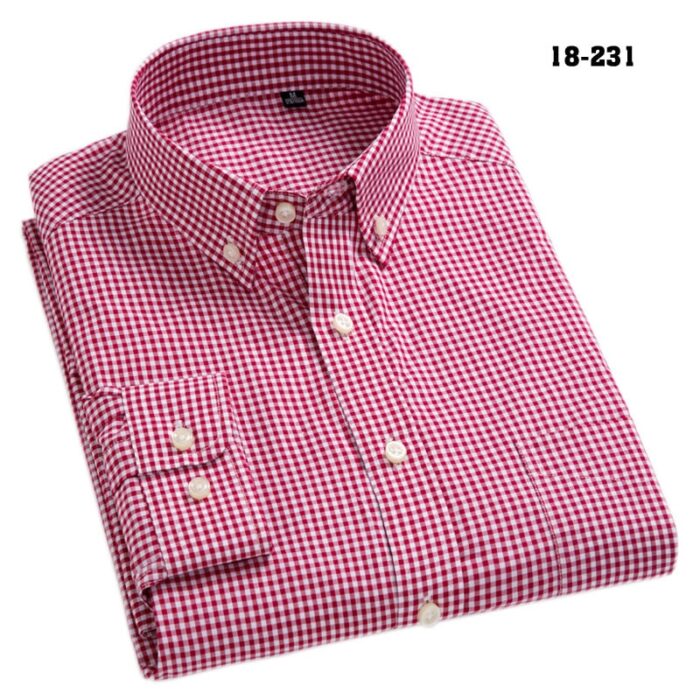 Texwood men's casual and sports wear store, summer beach clothes, men's leather fashion, jewelry, sunglasses 2023 New Arrival Men's Oxford Wash and Wear Plaid Shirts 100% Cotton Casual Shirts High Quality Fashion Design Men's Dress Shirts