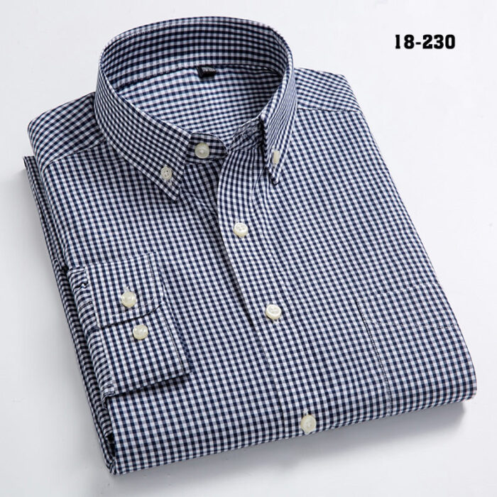 Texwood men's casual and sports wear store, summer beach clothes, men's leather fashion, jewelry, sunglasses 2023 New Arrival Men's Oxford Wash and Wear Plaid Shirts 100% Cotton Casual Shirts High Quality Fashion Design Men's Dress Shirts