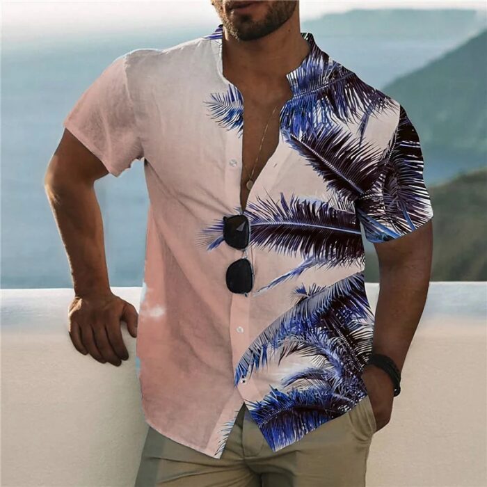 Texwood men's casual and sports wear store, summer beach clothes, men's leather fashion, jewelry, sunglasses 2023 Coconut Tree Shirts For Men 3d Printed Men's Hawaiian Shirt Beach 5xl Short Sleeve Fashion Tops Tee Shirt Man Blouse Camisa