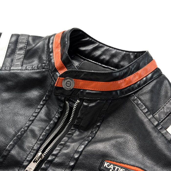 Texwood men's casual and sports wear store, summer beach clothes, men's leather fashion, jewelry, sunglasses Men 2022 Autumn New Brand Casual Motor Biker Distressed Leather Jacket Coat Men Winter Outwear Vintage Faux Leather Jacket Men
