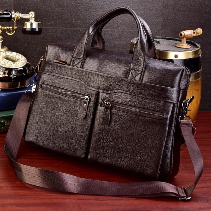 Texwood men's casual and sports wear store, summer beach clothes, men's leather fashion, jewelry, sunglasses Business Laptop Bag Men Genuine Leather Handbags Male Leather Travel Briefcases Men High Quality Cowhide Leather Messenger Bags
